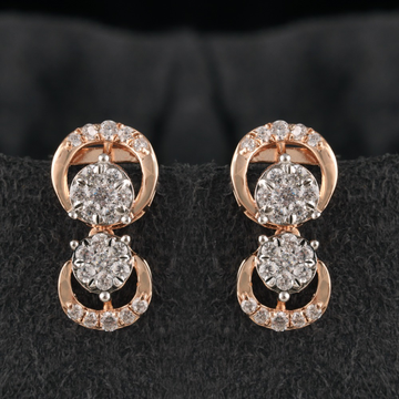 18Kt Gold Royal Diamond Earring by 
