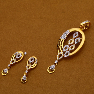 Ladies pendant set 916 cz by 