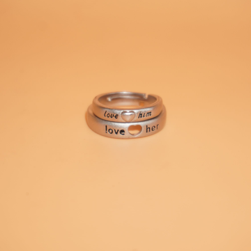 925 Silver Classic Couple Ring