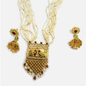 22KT Gold Antique Bridal Jewellery Set RHJ-4932