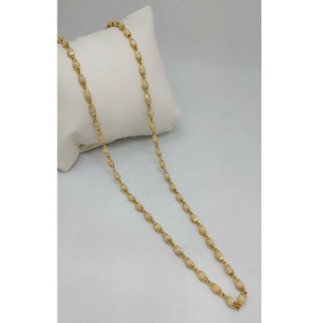 22 kt gold tulsi mala by 