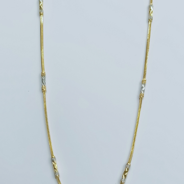 916 Gold Designer Ladies Chain by Suvidhi Ornaments