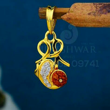 Rudrksh & Ganpati Pendent