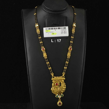 22Kt Gold Antique Kundan Mangalsutra by 