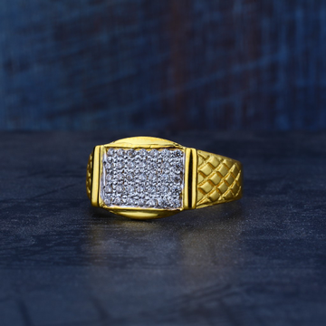 Mens 916 Daily Wear Gold Fancy Ring-MR92