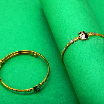 750 gold hallmark stylish kids kadali kk96