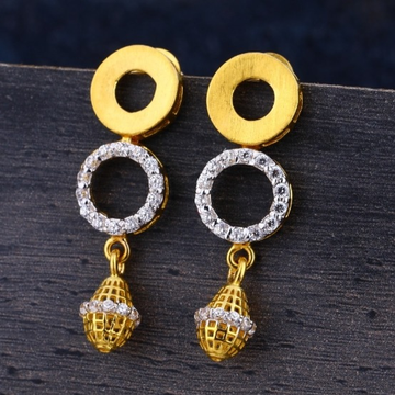 22 carat gold ladies earrings RH-LE977