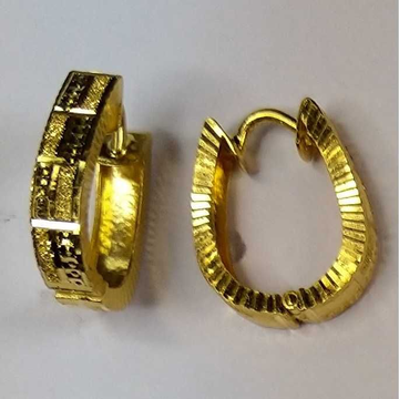 916 Gold Fancy UVbali Earrings Akm-er-144 by 