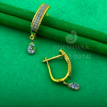Gold Cz Fancy Bali ABG - 0143