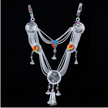 Silver Attractive 2 Layer Kandora by MSK Jewel Art Private Limited