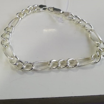 silver  daily wear  /  casual  gents  bracelet by 
