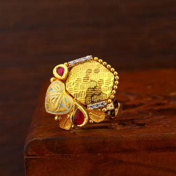916 Gold Antique Delicate Ladies Ring LAR142