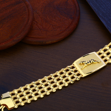 Mens Gold Bracelet-MPB101