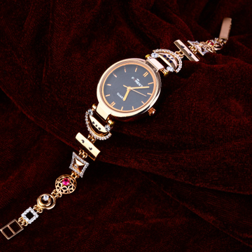 750 Rose Gold  Women's Stylish Watch RLW152
