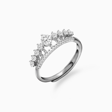 Buy Sukai JEwels Queen Crown Rodhium Plated Alloy & Brass Cubis Zirconia  Finger Ring For Women & Girls Online at Low Prices in India - Paytmmall.com