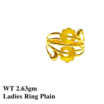 22K Ladies Ring Plain by 