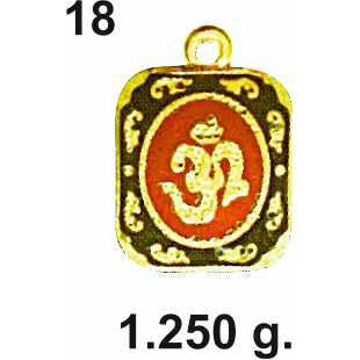 916 Gold Om Pendant DC-P018