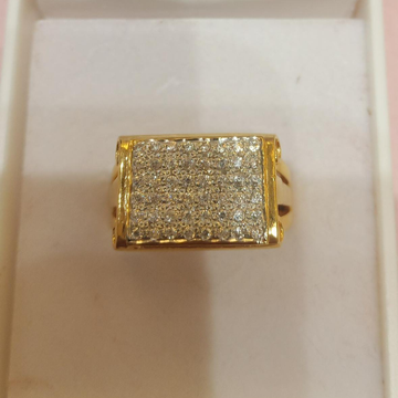 916 Gold Diamond Ring For Men by 