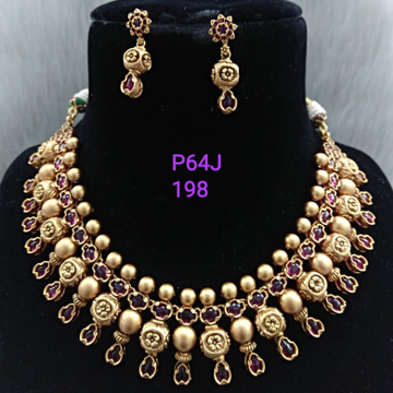 designer antique necklace set#153