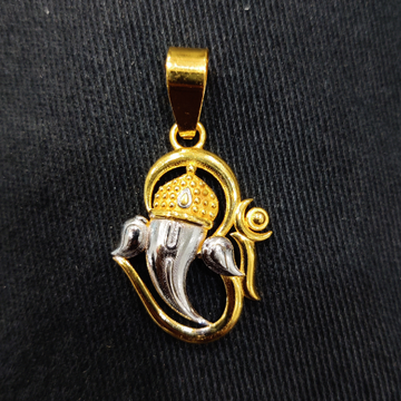 916 Gold Fancy Gent's Ganapati Pendant