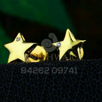 18kt Star Shape Cz Gold Beby Tops ATG -0503