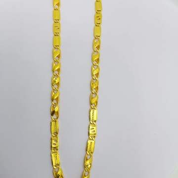 22crt hollow fancy chain by Suvidhi Ornaments