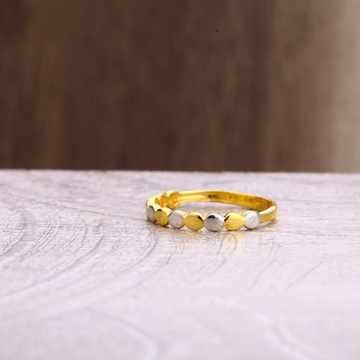 916 Gold CZ Hallmark Delicate Ladies Plain Ring LP...