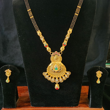 9l6 Gold Fancy Unique Swory Jadtar Long Mangalsutr... by 