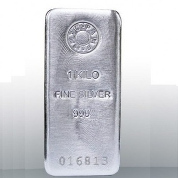 1000 Gms MMTC Silver Bar 1kg Silver Bar
