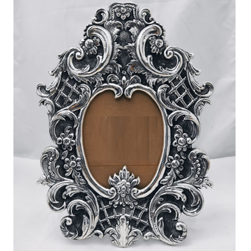 Pure silver photo frame in High Embossing in antiq... by 