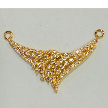 22 kt gold cz pendants by 