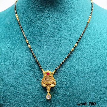 916 Gold Antique Light Weight Mangalsutra by Suvidhi Ornaments