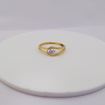 22k Gold Exclusive Stone Engagement Ring by 