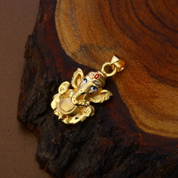 22 carat gold ganpati pendants RH-GP582
