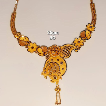 fancy necklace set by Aaj Gold Palace
