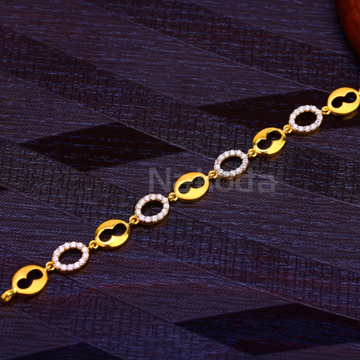 916 Gold Ladies Delicate Bracelet LB501