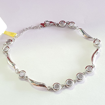 92.5 Silver Droplet Ladies Bracelet by 
