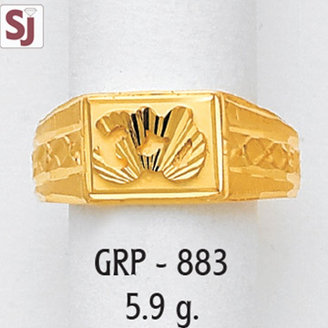 Om Gents Ring Plain GRP-883