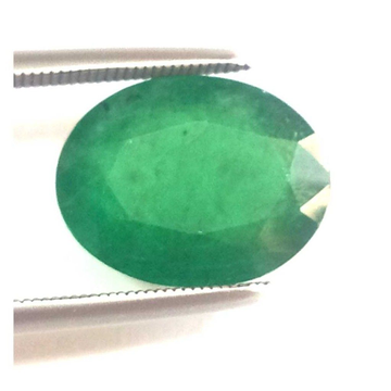 3.66ct oval green emerald-panna by 
