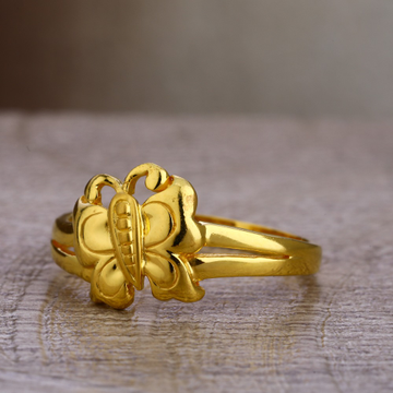 22kt Gold Women's Gorgeous Hallmark Plain Ring LPR...