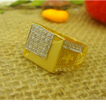 Latest and trendy designer 22 kt gold gents ring