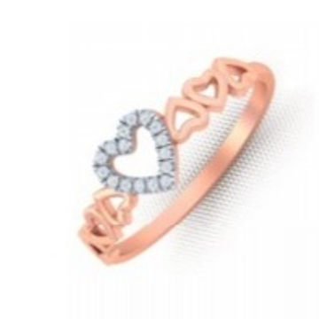 Classis heart shape diamond ring by 