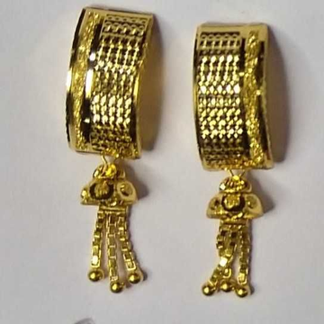916 Gold Fancy Jtops Earrings Akm-er-118 by 