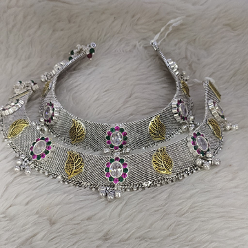 silver Antic payal by 