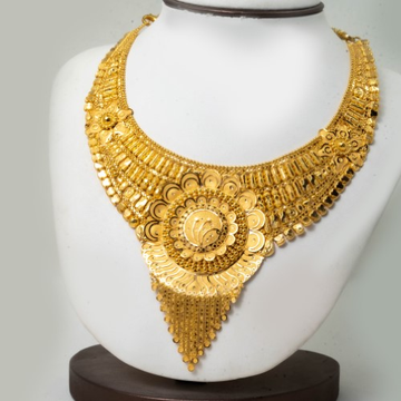 916 gold classy design necklace by 