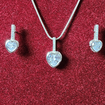 925 Sterling Silver Heart Shape Designs Sturd Neck... by 