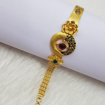 916 22ct Antique Bracelet by Zaverat Jewels Hub Pvt. Ltd.