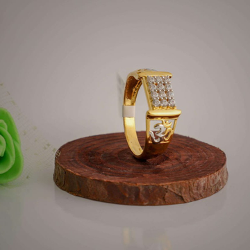 om casting Daimond fancy ring by Aaj Gold Palace