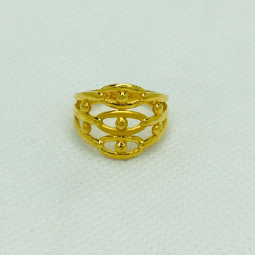 916 Gold Plain Traditional Ring