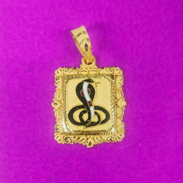 Rectangle goga maharaj fancy mina pendant by Saurabh Aricutting